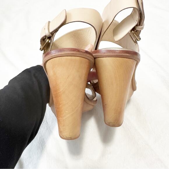 Dolce Vita tan wedge sandals leather size 7 - Picture 8 of 10